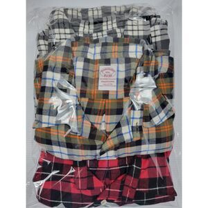 Brooks Brothers‎ Traditional Fit Plaid Mens XXL 2XL Dress Button Down Lot of 3